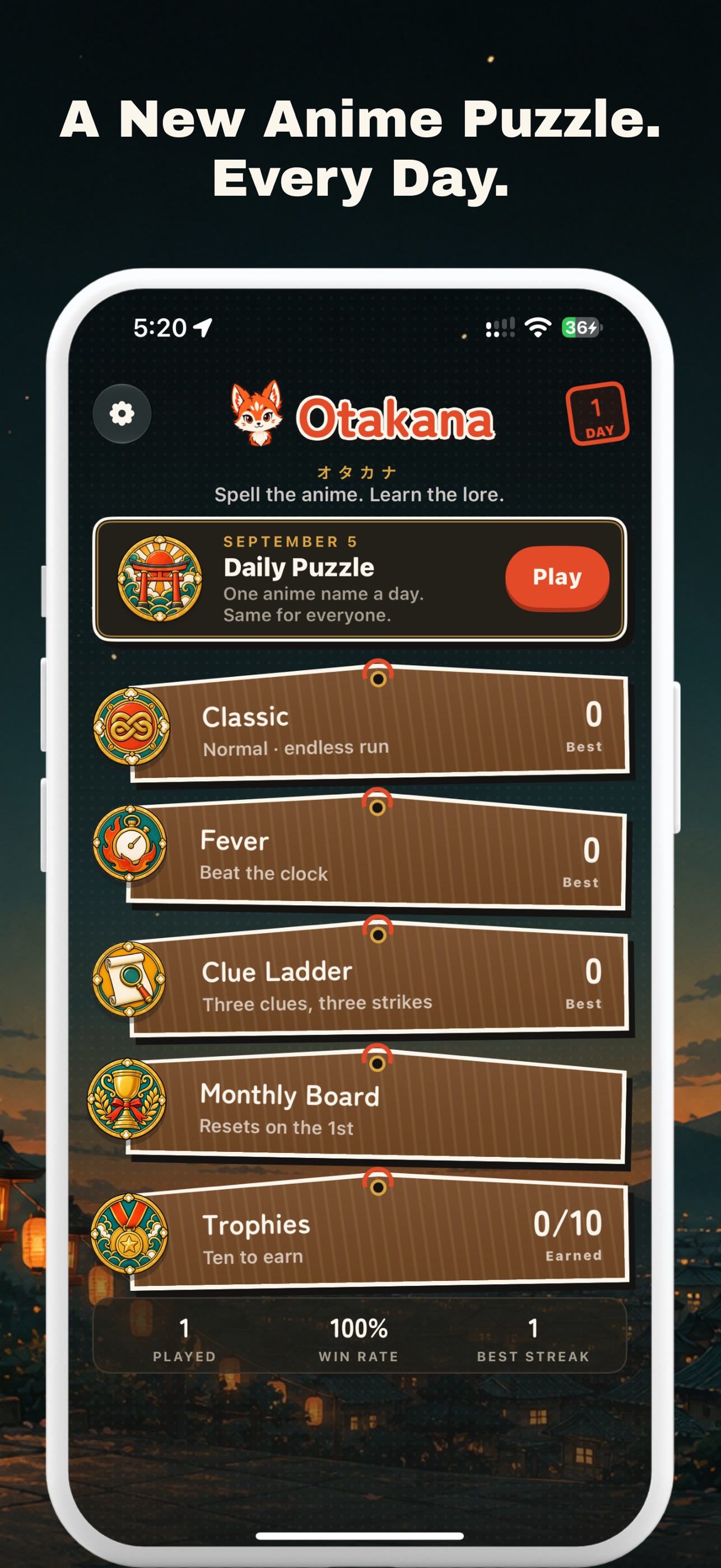 Screenshot 3 of Otakana: Anime Word Game