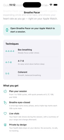 BREATHE PACER Screenshot 1 of 2