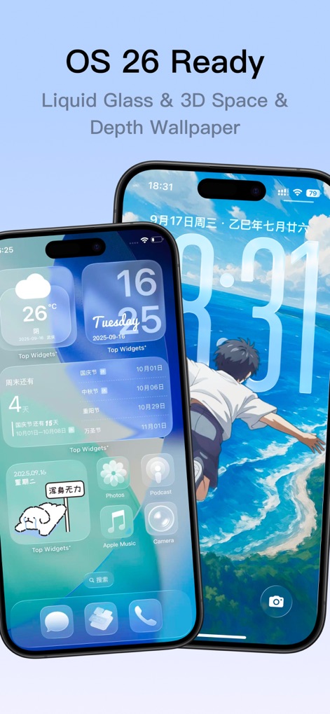 Top Widgets⁺ Icons & Themes - Next-Gen Visuals