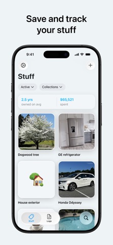 StuffLog - Track Your Things screenshot