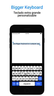 bigger keyboard iphone capturas de pantalla 1