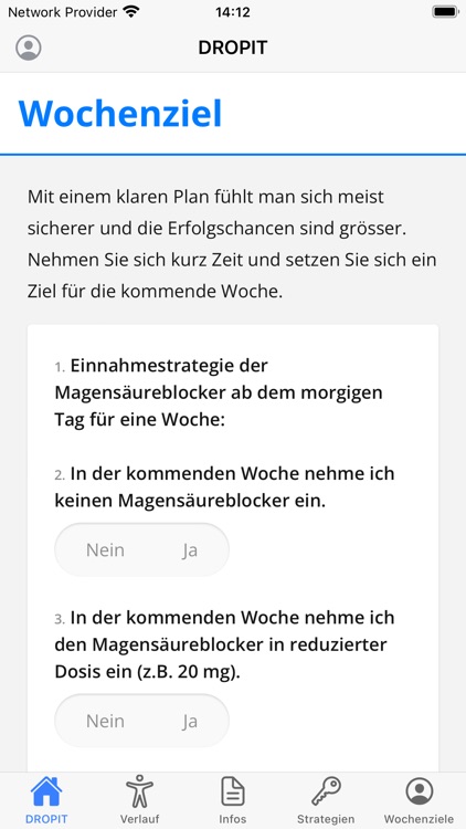 Dropit Symptomtagebuch