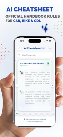 Alabama DMV Permit Test PREPX iPhone screenshot