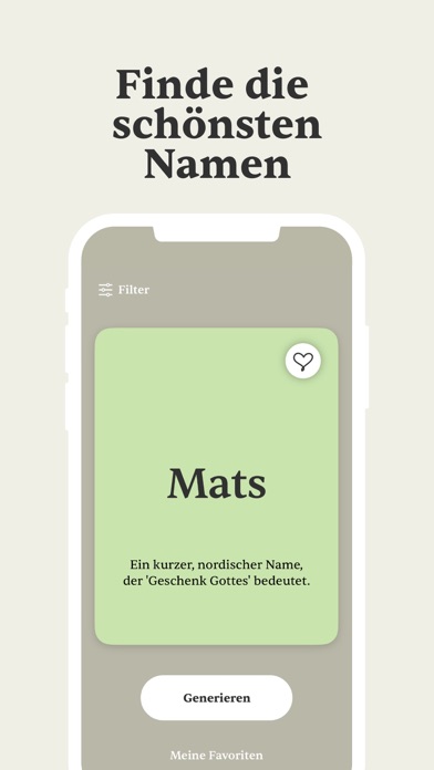 Milo: Baby Namen finden Screenshot
