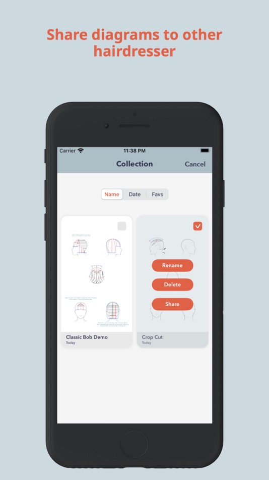 #4. Hairtechapp - Cutting Diagrams (iOS) 由: Oleksandr Prent
