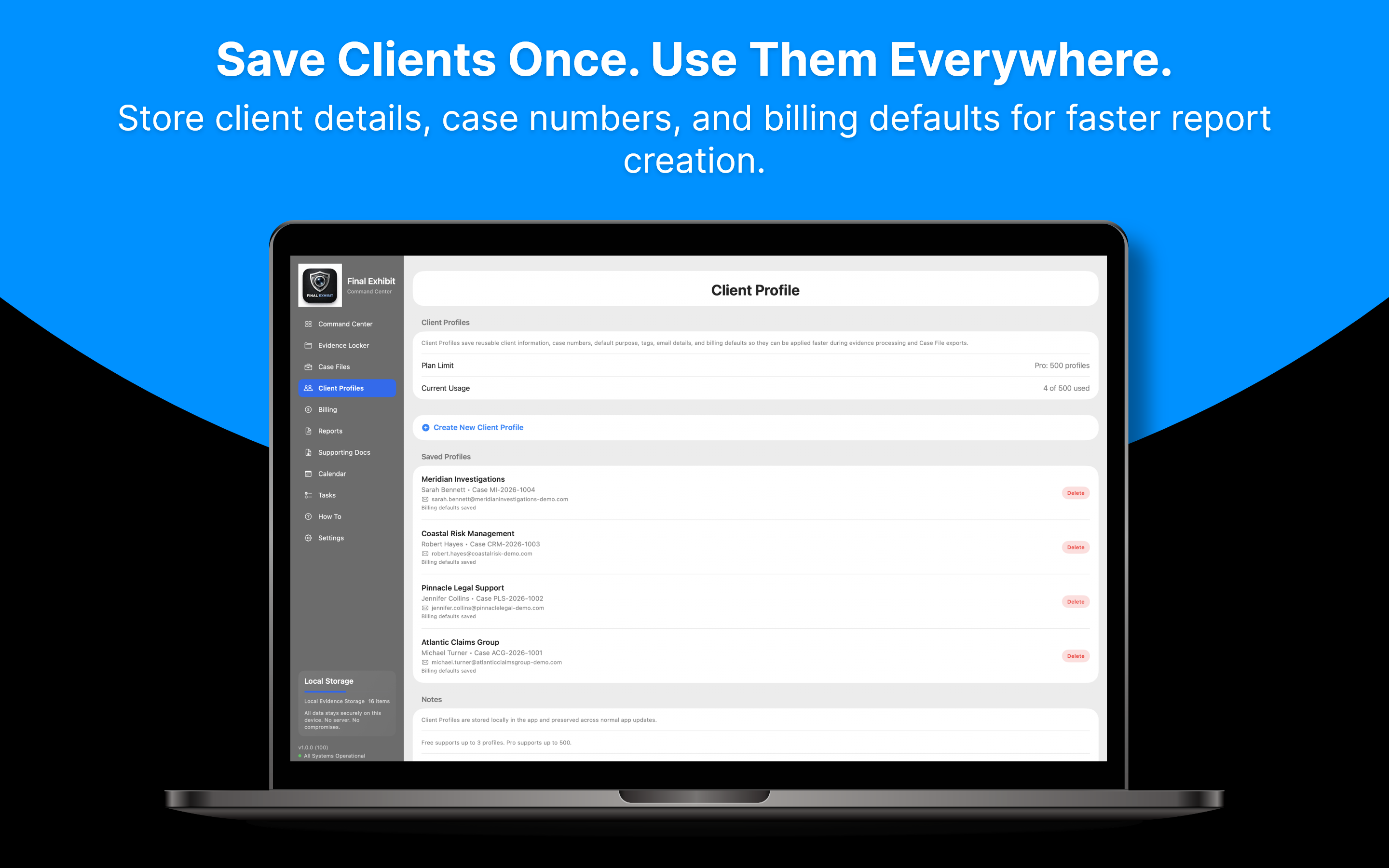 Final Exhibit: Case Builder screenshot 13