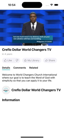 Impact GO iPhone screenshot
