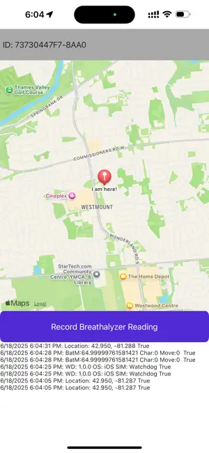 Tamatrac Breathalyzer screenshot 2
