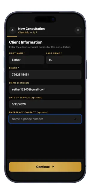 AP Form screenshot 3