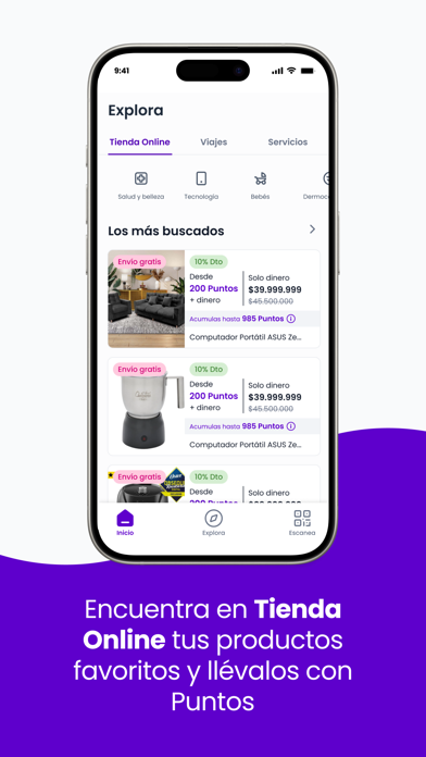 Puntos Colombia Screenshot