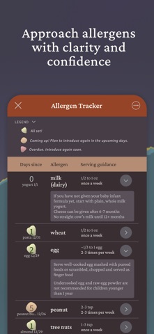 First Bites: Baby food tracker screenshot