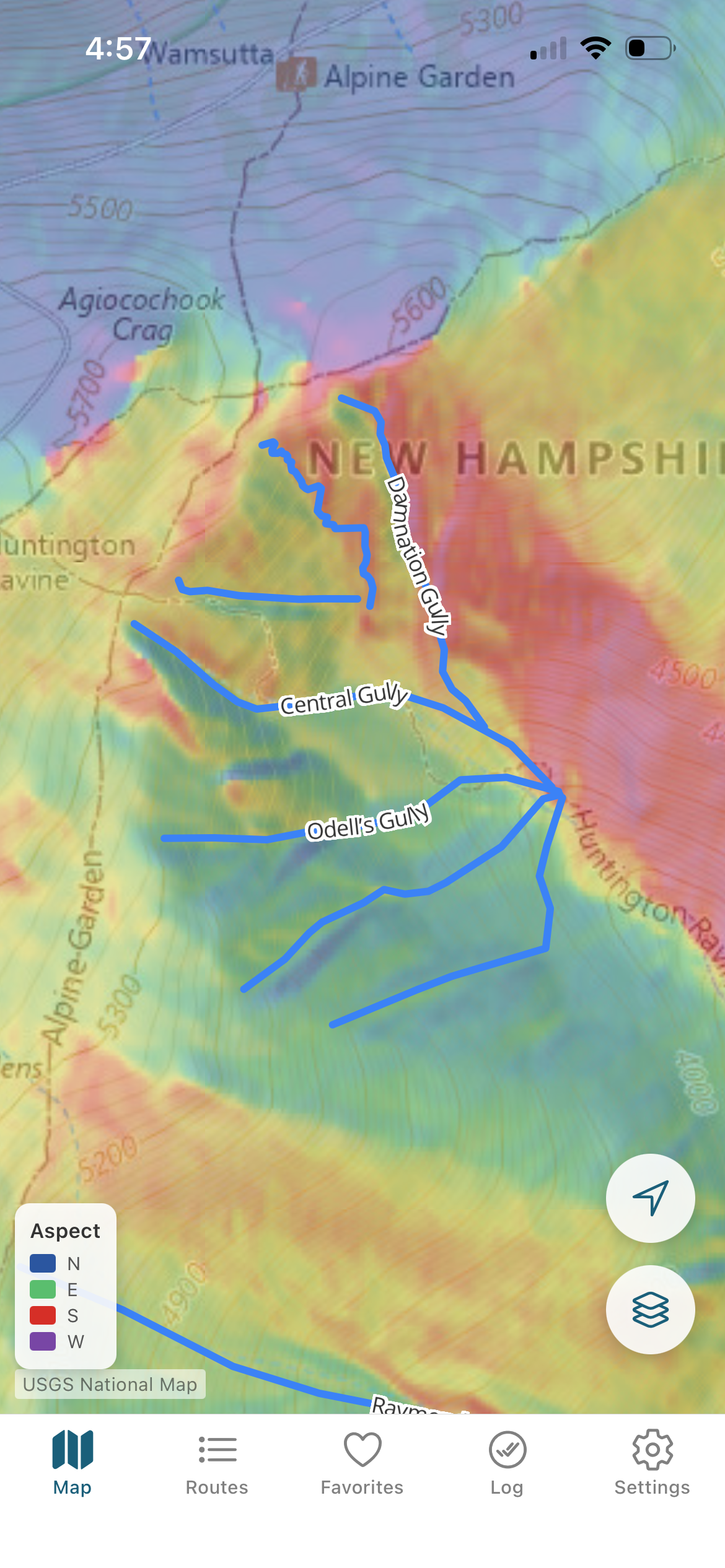 NH Ski Map screenshot 2