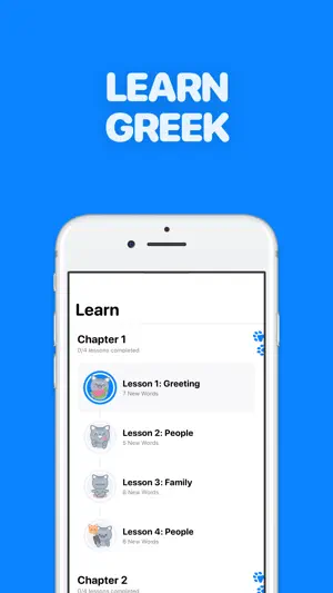 Learn Greek - LingoCat screenshot 1