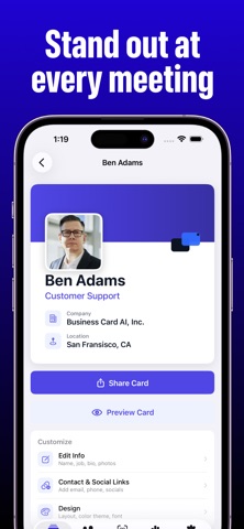 Business Card AI - Digital ID screenshot