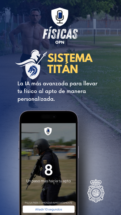 OPN Físicas Policía Nacional Screenshot
