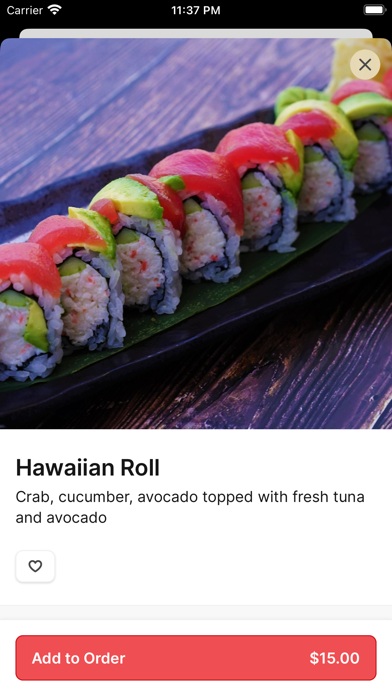 Yanagi Kitchen To Go iPhone screenshot 4 - Food & Drink app