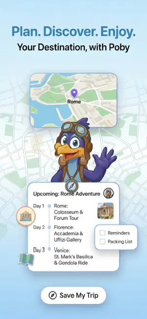 TripMate Poby: Swipe Trips screenshot 1