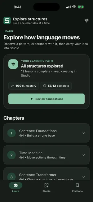 Syntaform: Sentence Studio screenshot 2
