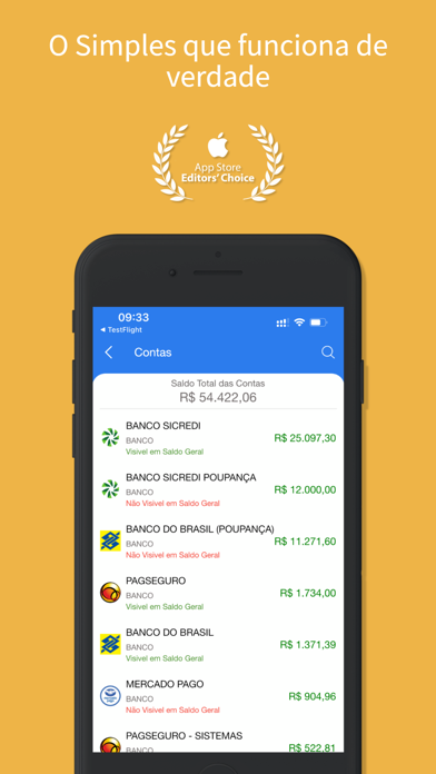 Falcon Finanças Screenshot