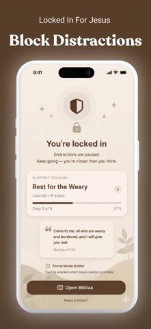 Bibliaa - Daily Bible & Prayer iPhone screenshot
