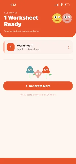 Math Worksheets screenshot 3