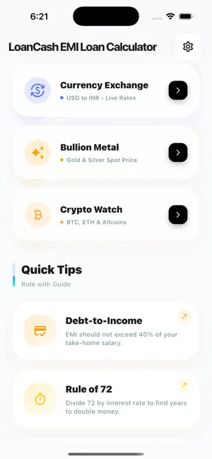 LoanCash EMI Loan Calculator screenshot 2