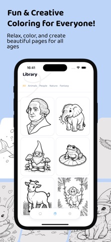 Coloring Book: Relax & Fun screenshot