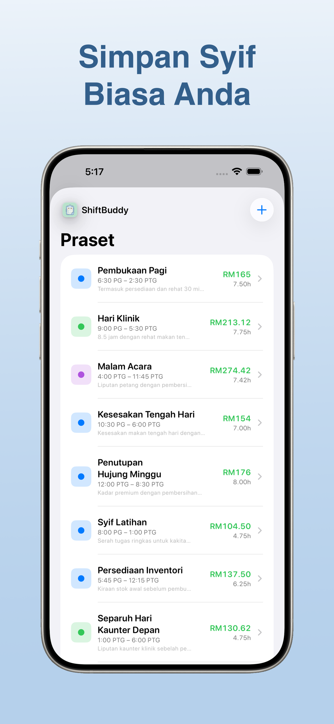 ShiftBuddy app screenshot 3