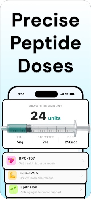 Peptide Tracker - PepSync Screenshot 2 of 6