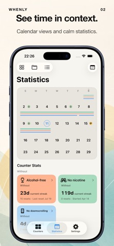 Days Since & Countdown: Whenly Screenshot 2 of 5