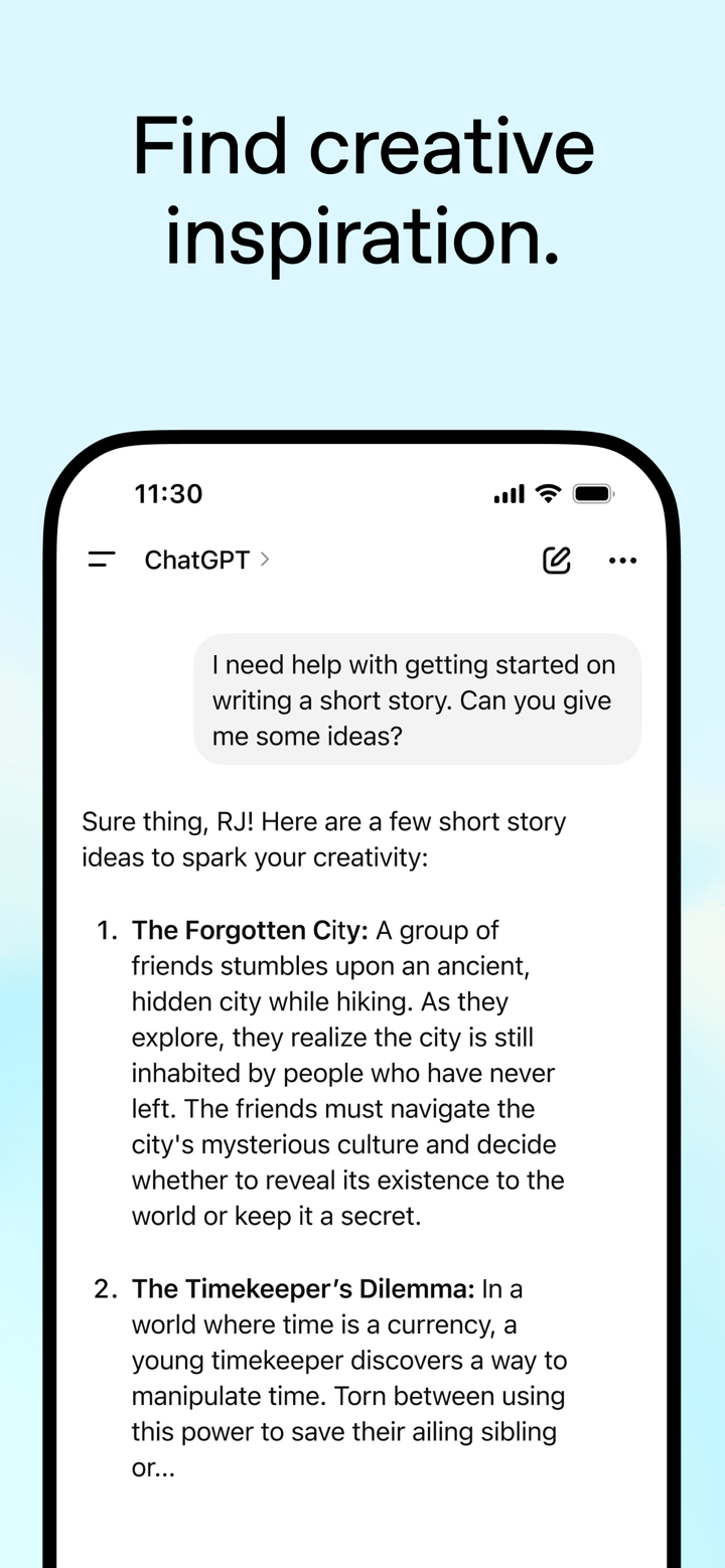 ChatGPT screenshot 3