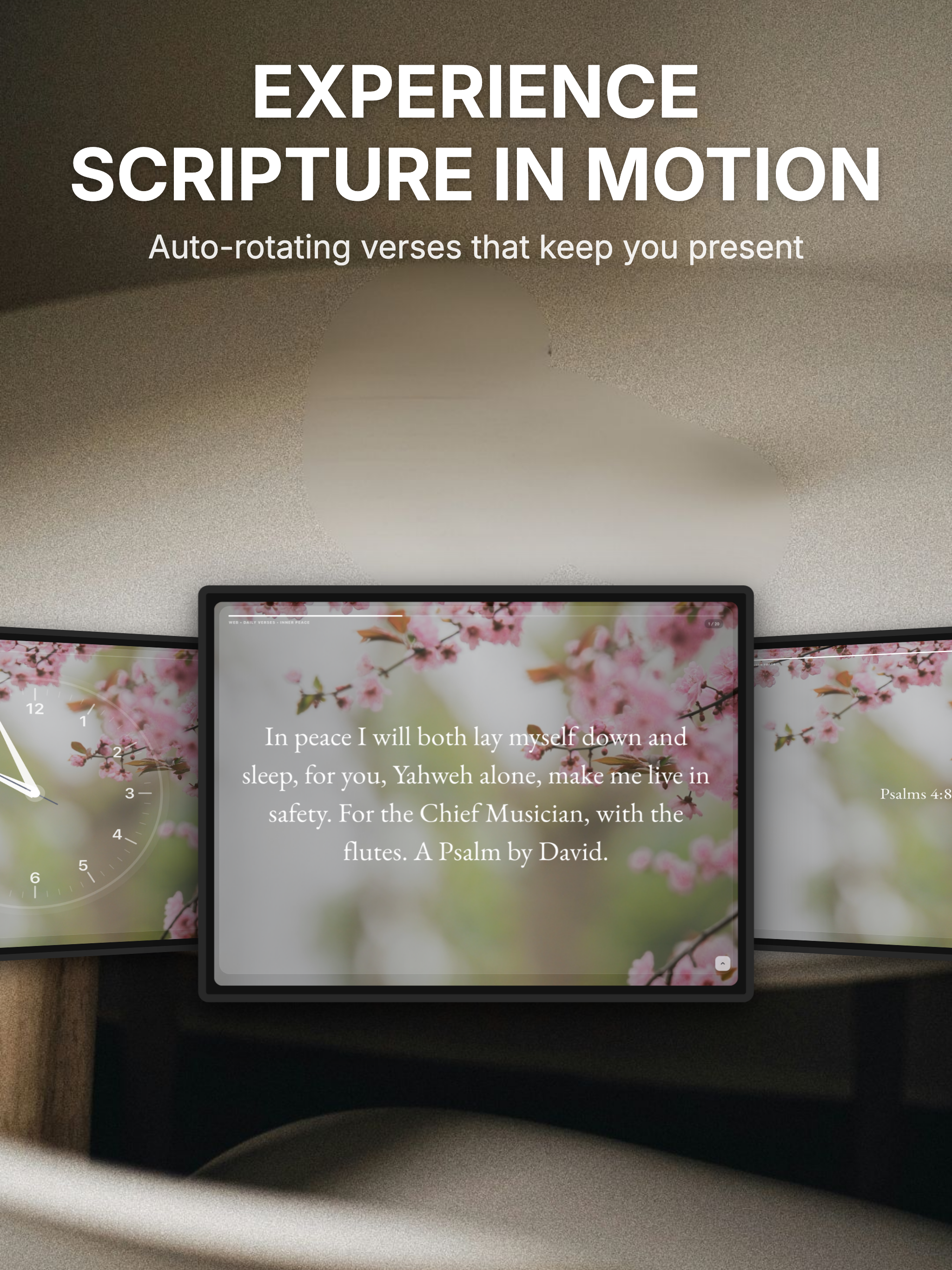 Bible Clock: Daily Verse