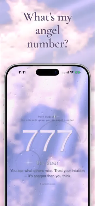 Angel Clock: 11:11 Numbers screenshot 2