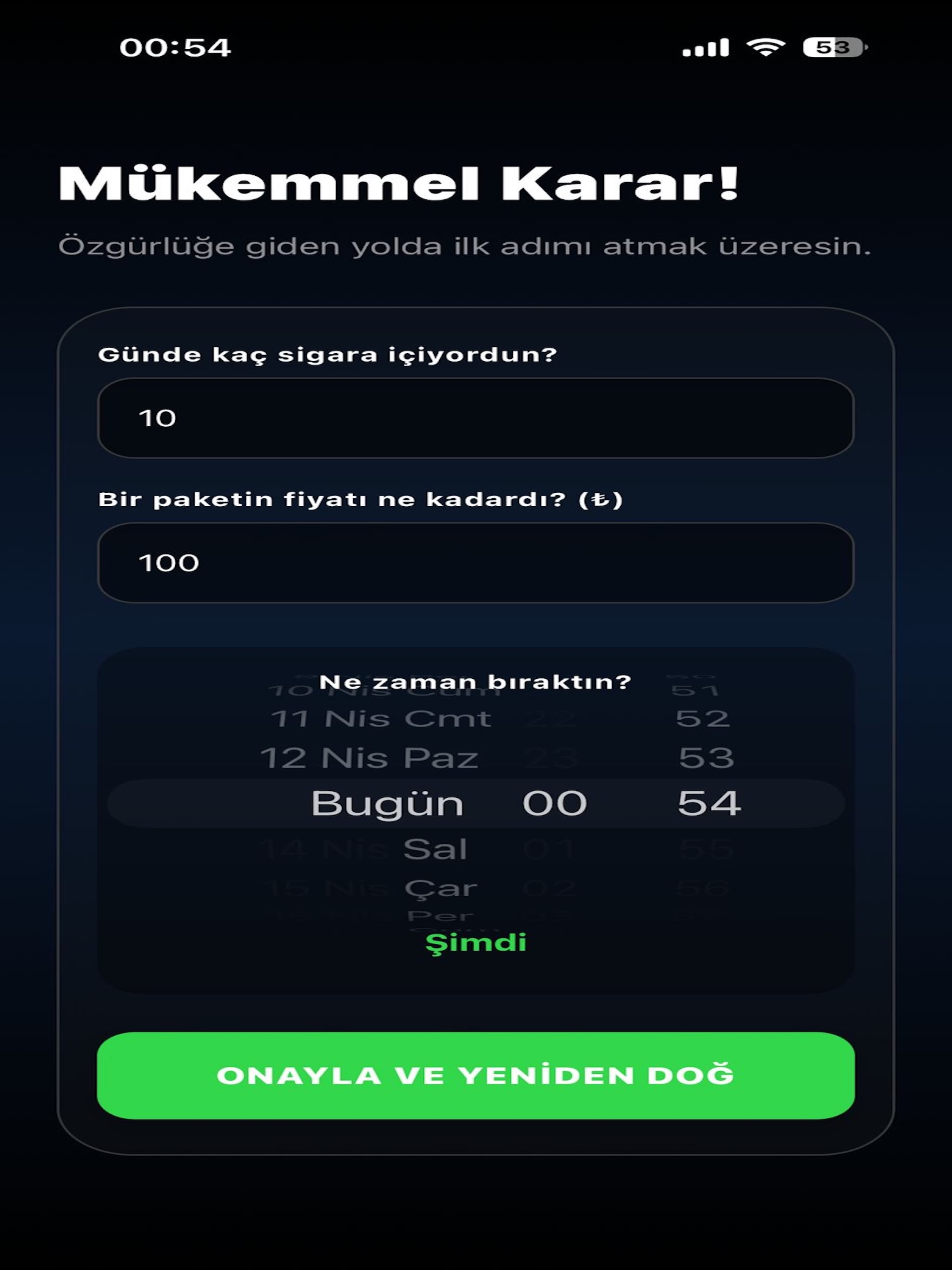 Sigarayı Bırak: Şimdi
