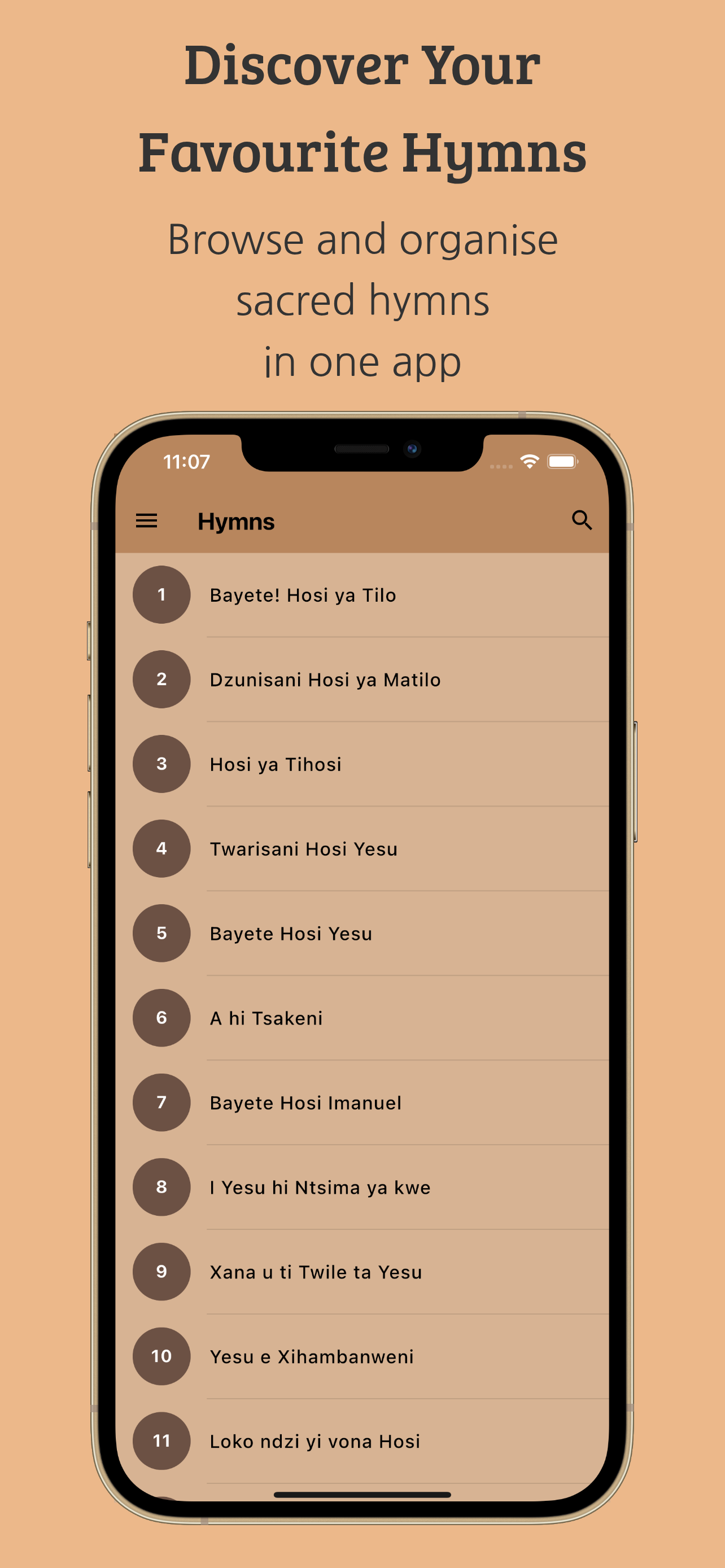 Tinsimu Ta Mhalamhala Hymns