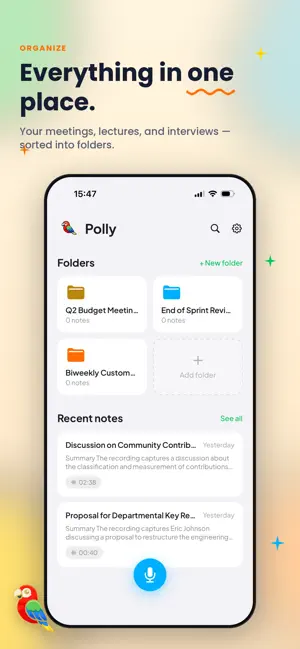 AI Meeting Notes Taker - Polly screenshot 4