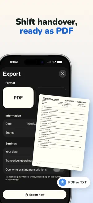 Pflepo: Caregiver Log & Tasks screenshot 4