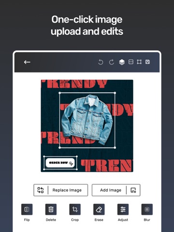 Social Media Posts Design iPad screenshot