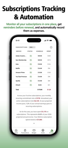Granule: Budget Tracker Screenshot 6 of 10