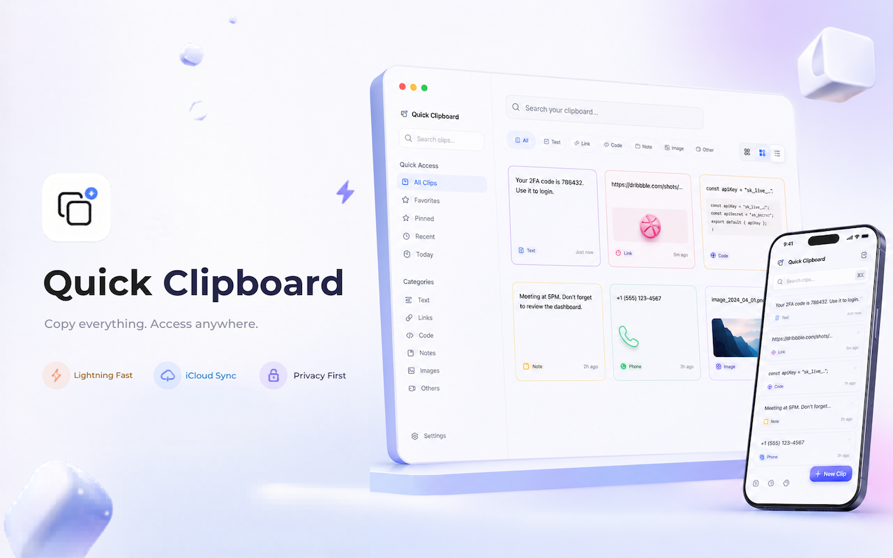 Clipster - Quick Clipboard