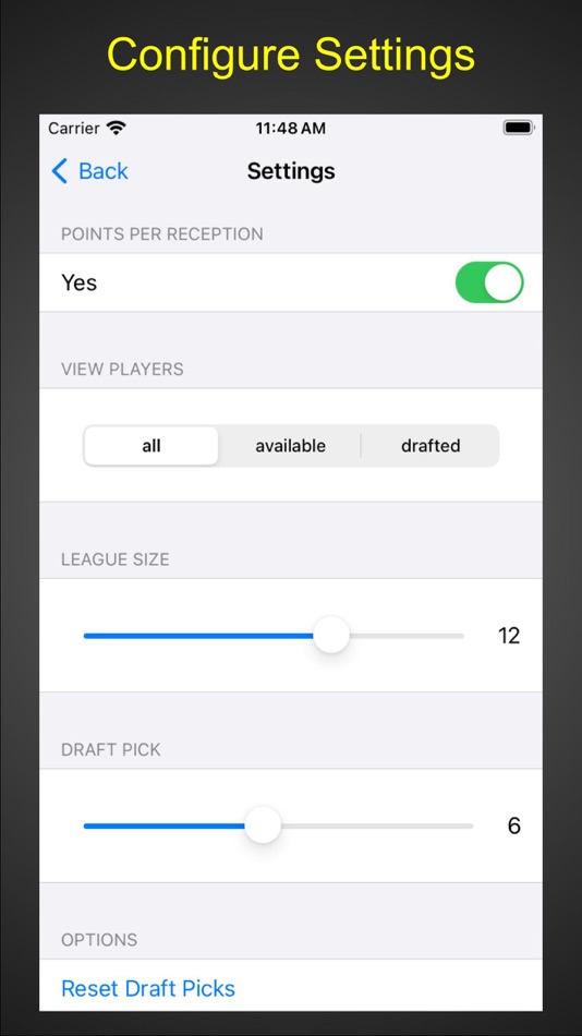 #7. Draft Champ (iOS) By: Apperdashery LLC