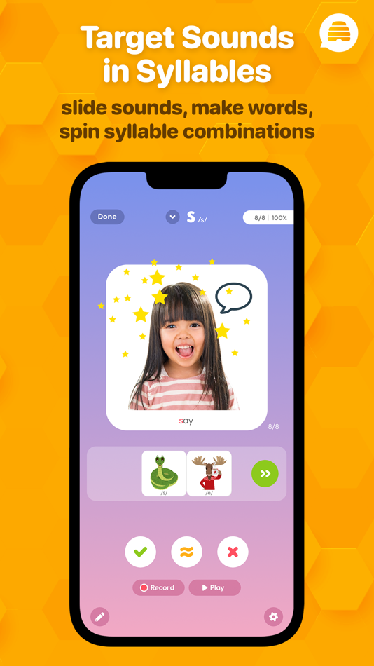 #3. Articulation Station Hive (iOS) 由: Little Bee Speech