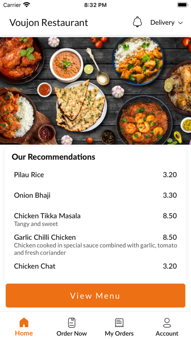 Voujon Restaurant - Birkenhead Screenshot