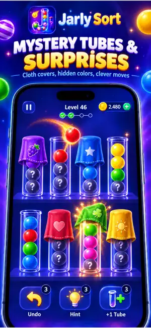 Jarly Sort: Ball Sort Puzzle screenshot 3