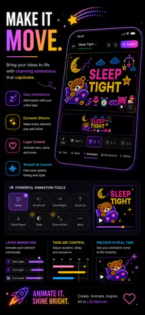 LED Banner Maker: Neon Scroll screenshot 4