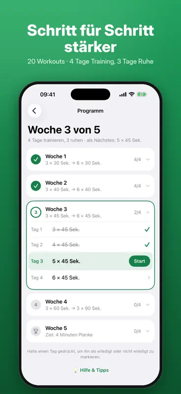 Planke – 4 Minuten Challenge screenshot 2 of 5