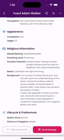 SalafiMatch - Salafi Matrimony Screenshot 9 of 10