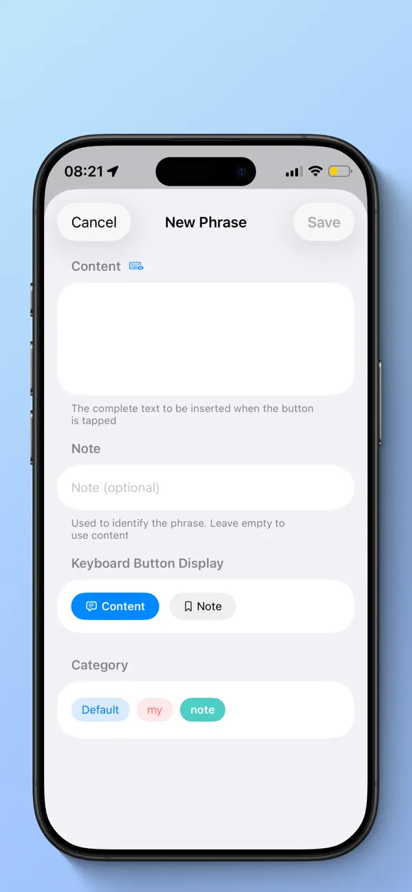 #6. QuickPhrase - Quick Text Input (iOS) Ved: 志杰 朱