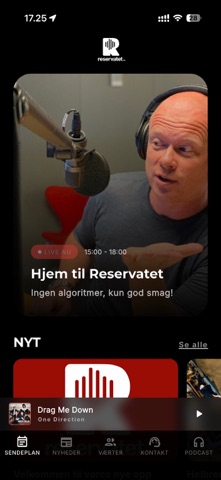 Reservatet.fm screenshot