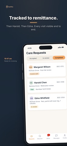 Swiftio Clinician screenshot